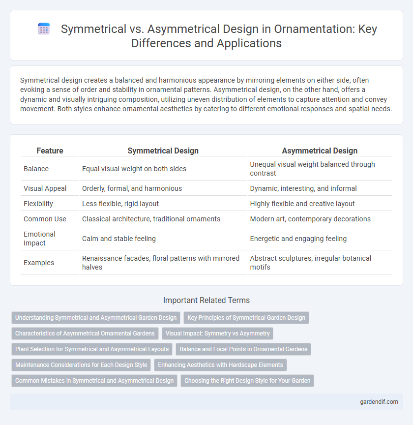 Symmetrical vs. Asymmetrical Design in Ornamentation: Key Differences and Applications