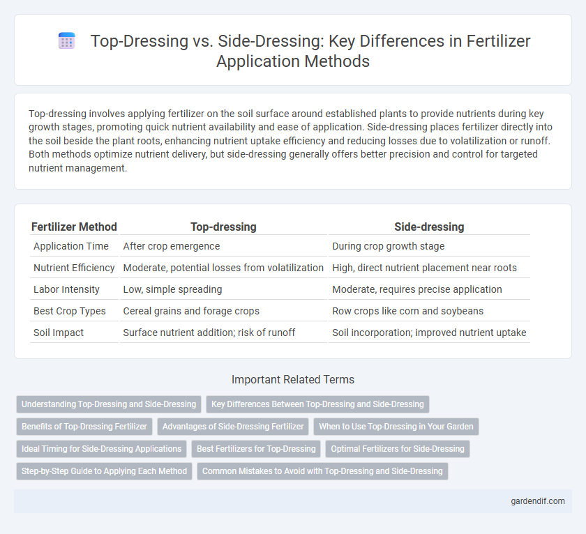 Top-Dressing vs. Side-Dressing: Key Differences in Fertilizer Application Methods