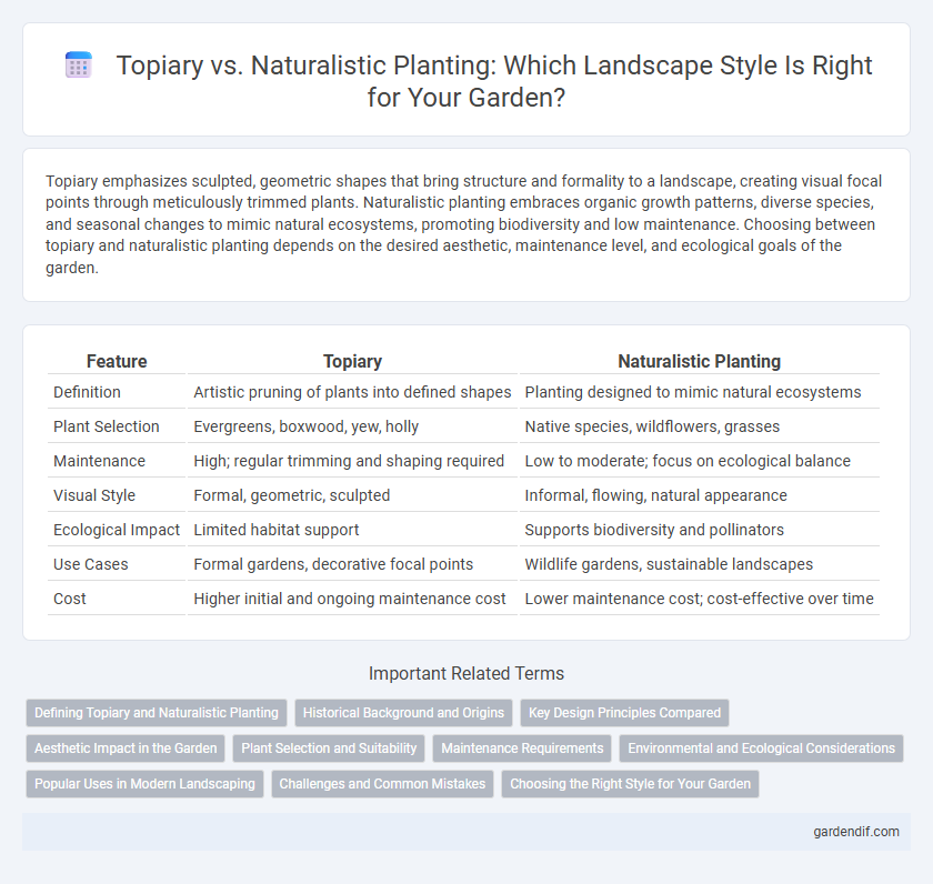 Topiary vs. Naturalistic Planting: Which Landscape Style Is Right for Your Garden?