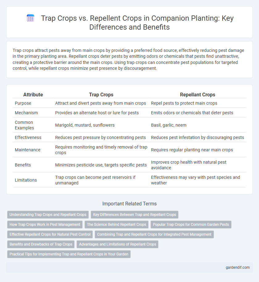 Trap Crops vs. Repellent Crops in Companion Planting: Key Differences and Benefits