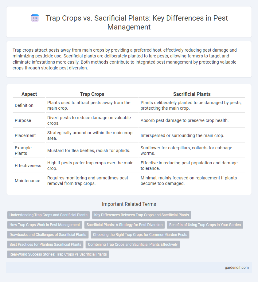 Trap Crops vs. Sacrificial Plants: Key Differences in Pest Management