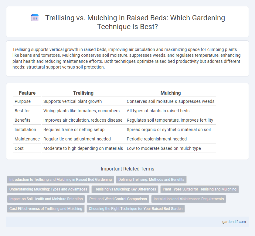Trellising vs. Mulching in Raised Beds: Which Gardening Technique Is Best?