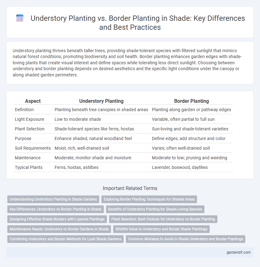 Understory Planting vs. Border Planting in Shade: Key Differences and Best Practices