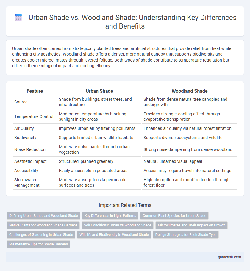 Urban Shade vs. Woodland Shade: Understanding Key Differences and Benefits