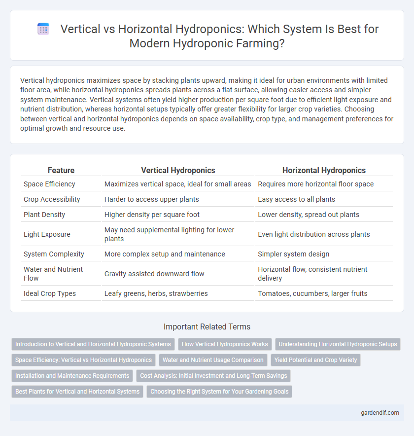 Vertical vs Horizontal Hydroponics: Which System Is Best for Modern Hydroponic Farming?
