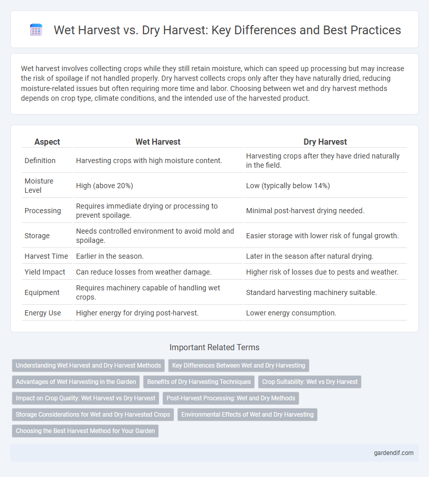 Wet Harvest vs. Dry Harvest: Key Differences and Best Practices