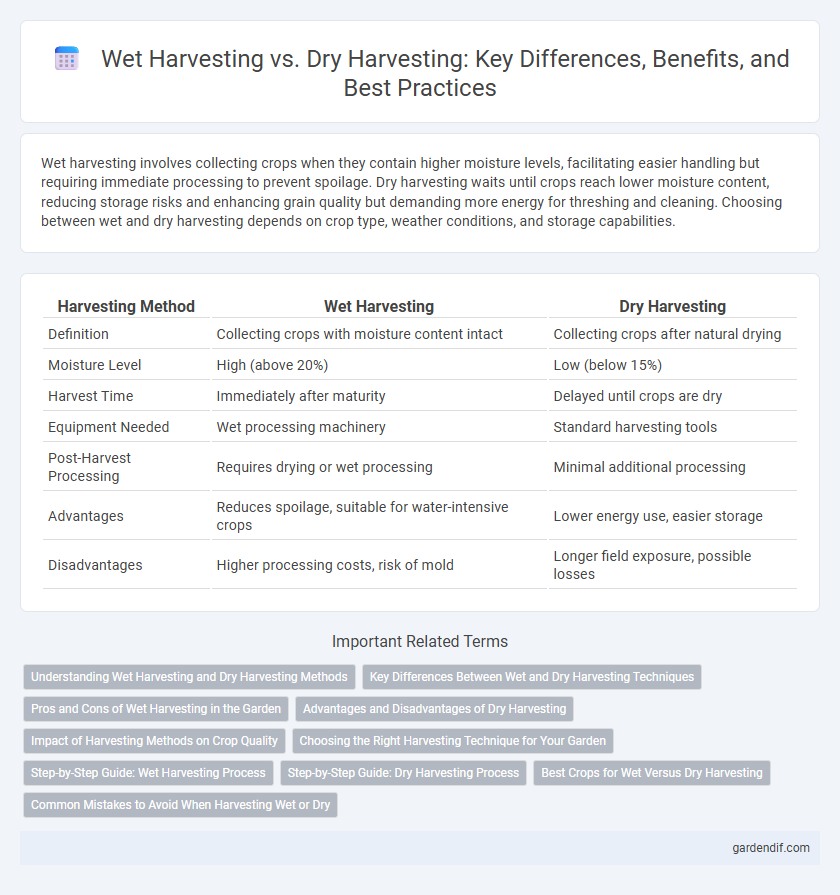 Wet Harvesting vs. Dry Harvesting: Key Differences, Benefits, and Best Practices