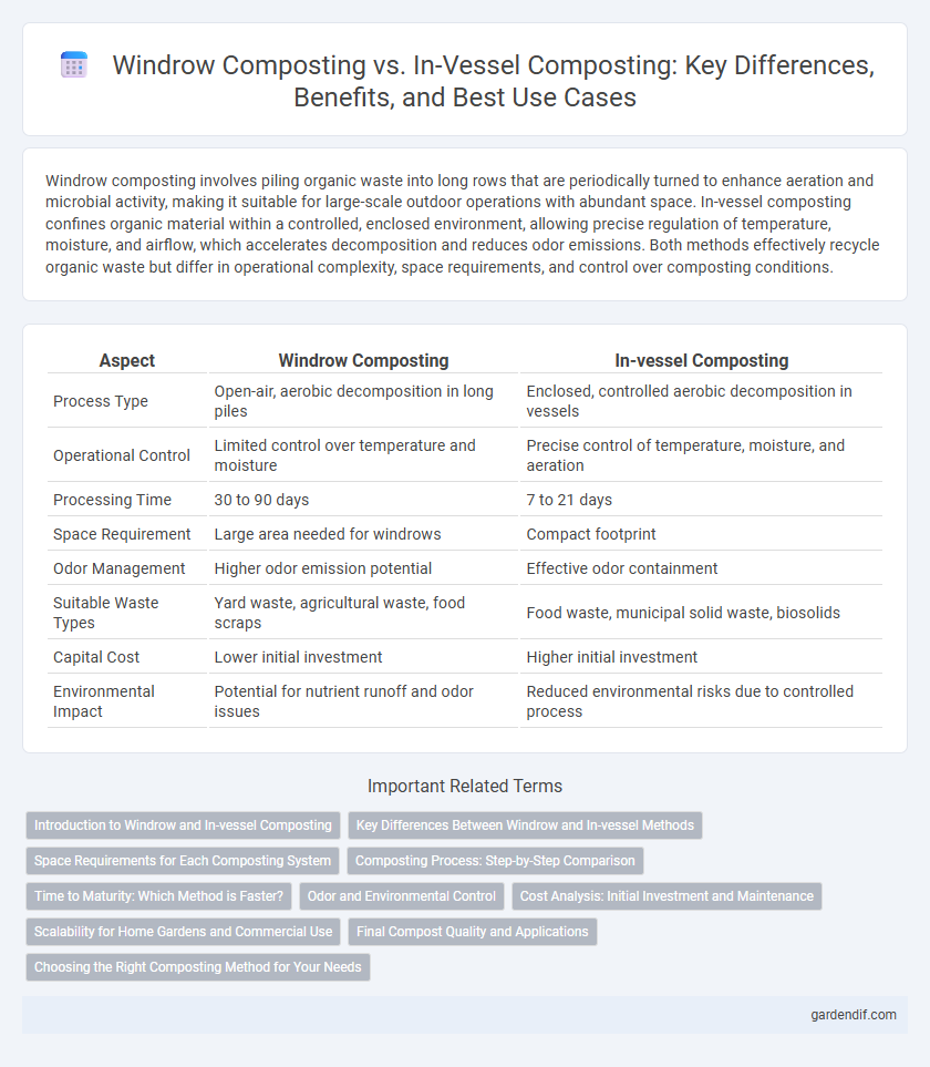 Windrow Composting vs. In-Vessel Composting: Key Differences, Benefits, and Best Use Cases