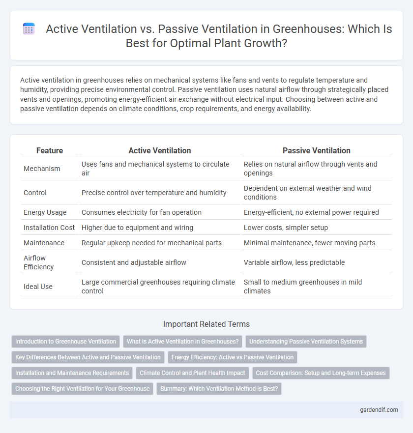 Active Ventilation vs. Passive Ventilation in Greenhouses: Which Is Best for Optimal Plant Growth?