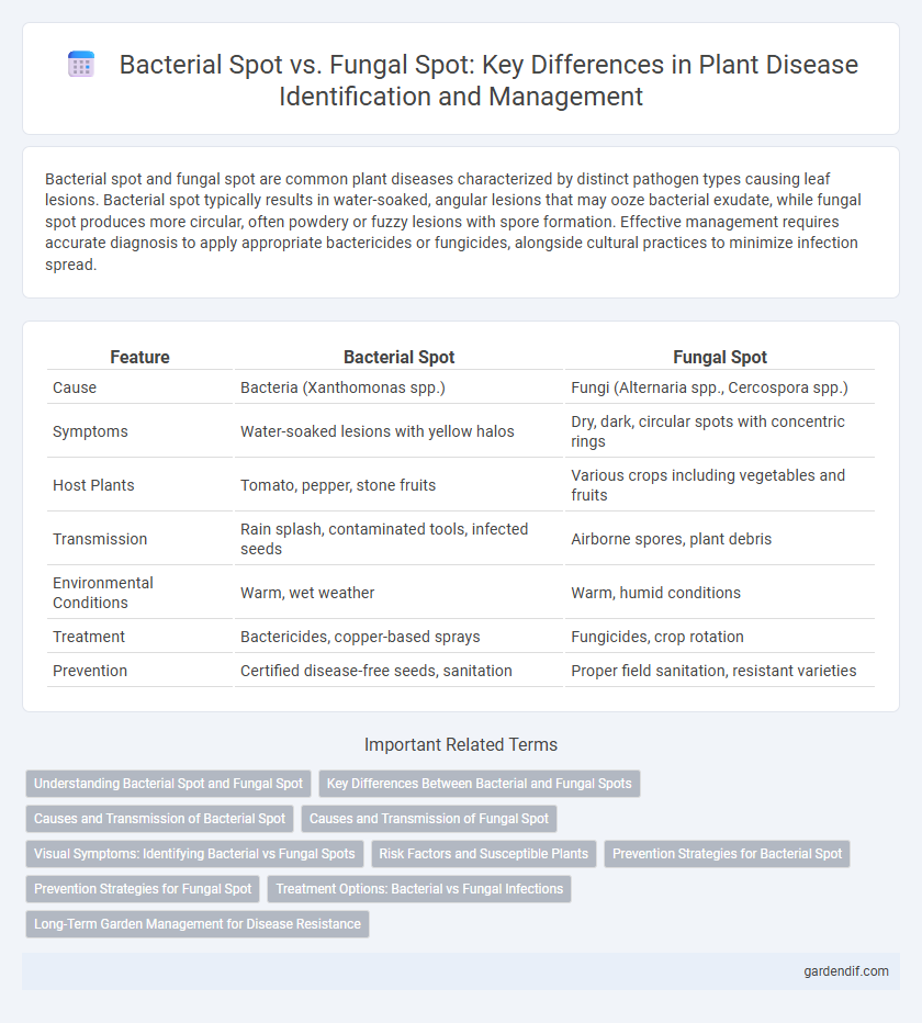Bacterial Spot vs. Fungal Spot: Key Differences in Plant Disease Identification and Management