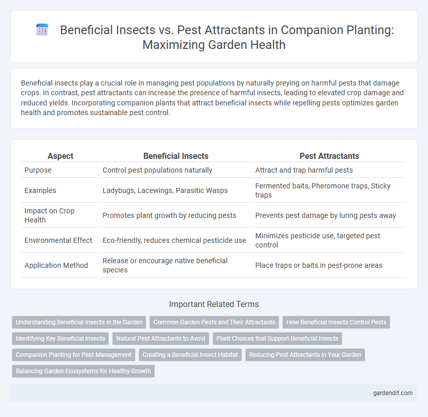 Beneficial Insects vs. Pest Attractants in Companion Planting: Maximizing Garden Health