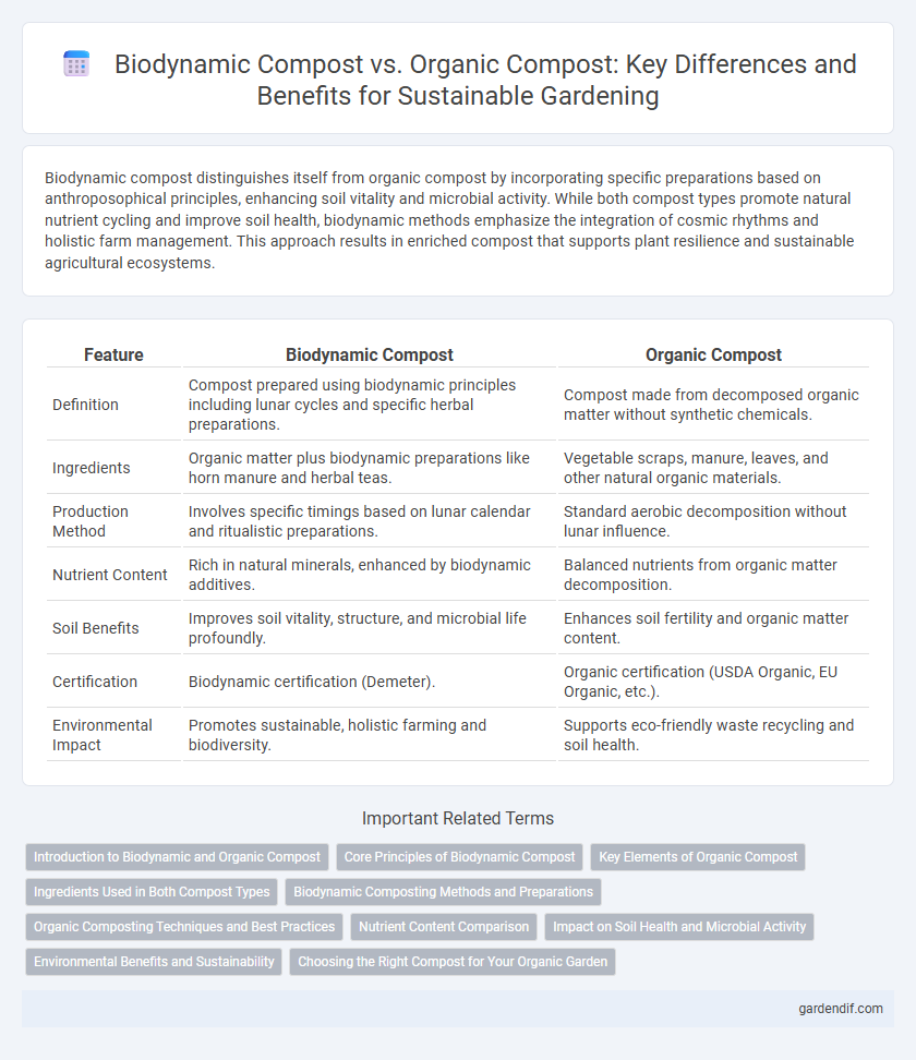 Biodynamic Compost vs. Organic Compost: Key Differences and Benefits for Sustainable Gardening