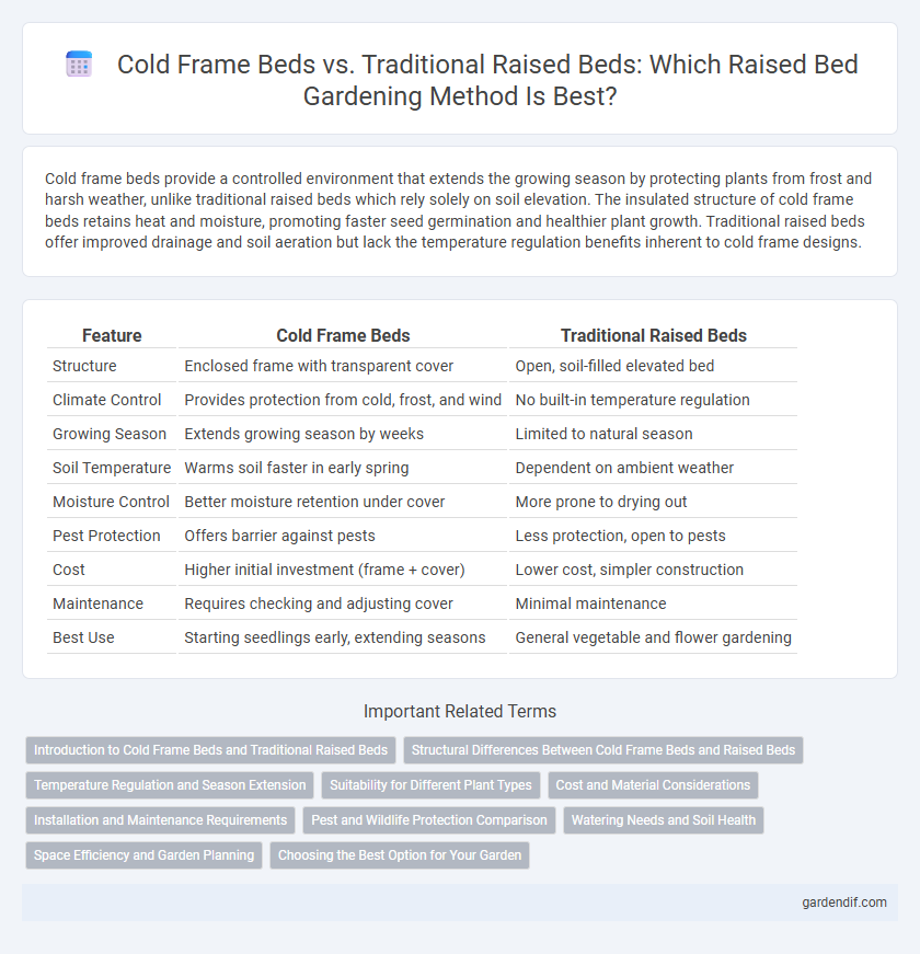 Cold Frame Beds vs. Traditional Raised Beds: Which Raised Bed Gardening Method Is Best?