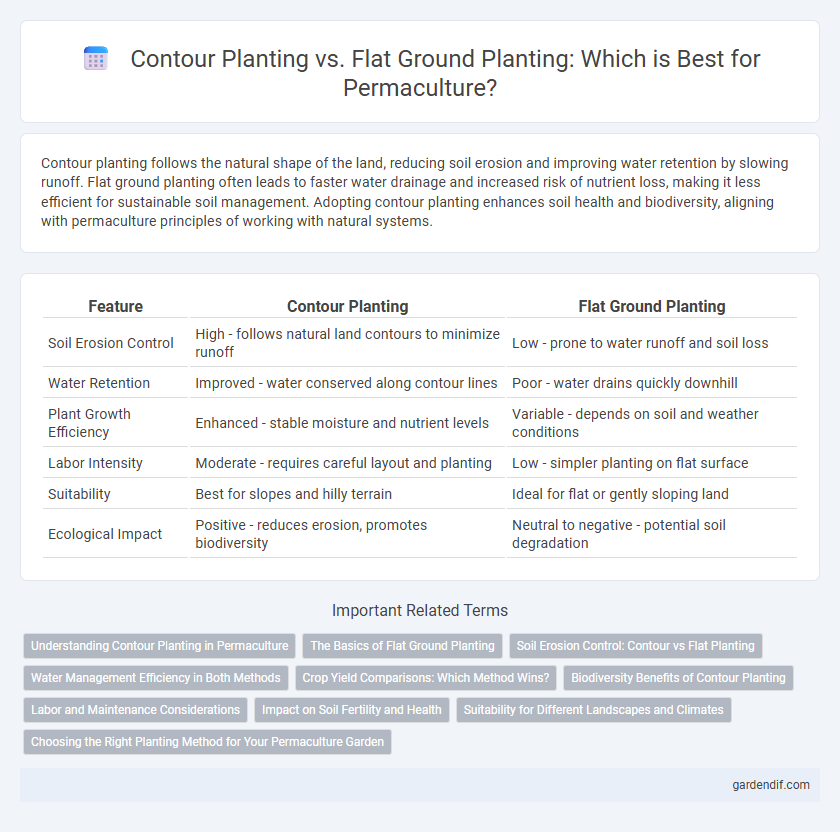 Contour Planting vs. Flat Ground Planting: Which is Best for Permaculture?