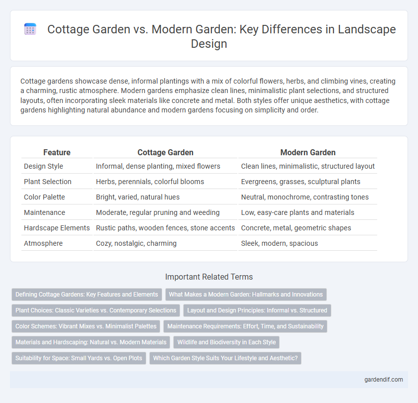 Cottage Garden vs. Modern Garden: Key Differences in Landscape Design