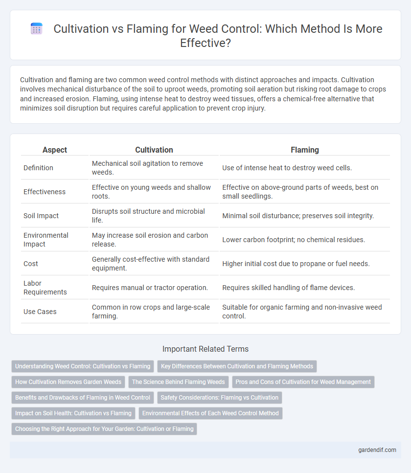 Cultivation vs Flaming for Weed Control: Which Method Is More Effective?