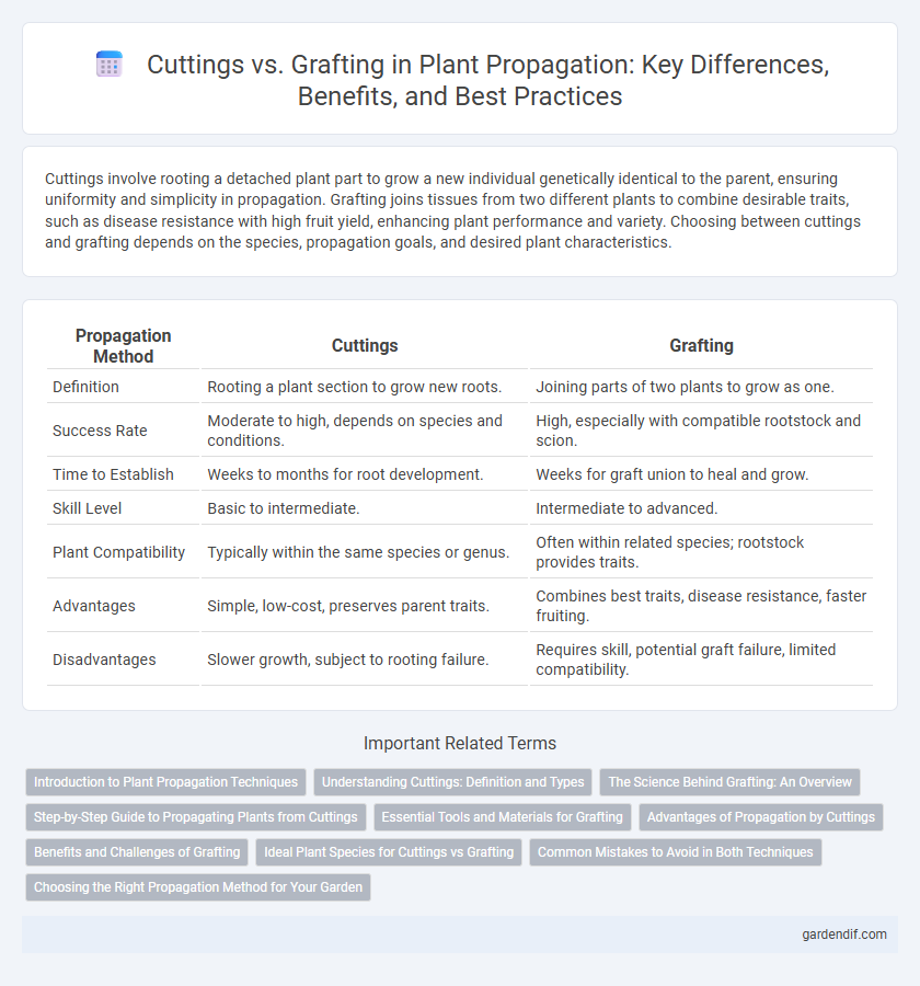 Cuttings vs. Grafting in Plant Propagation: Key Differences, Benefits, and Best Practices