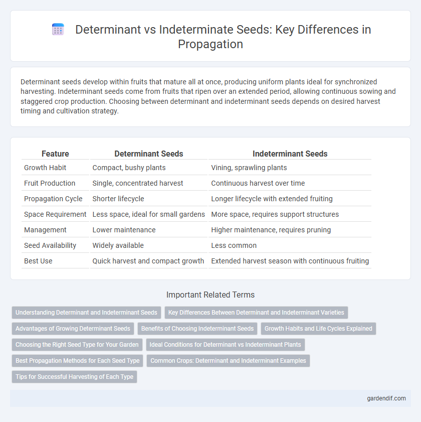 Determinant vs Indeterminate Seeds: Key Differences in Propagation