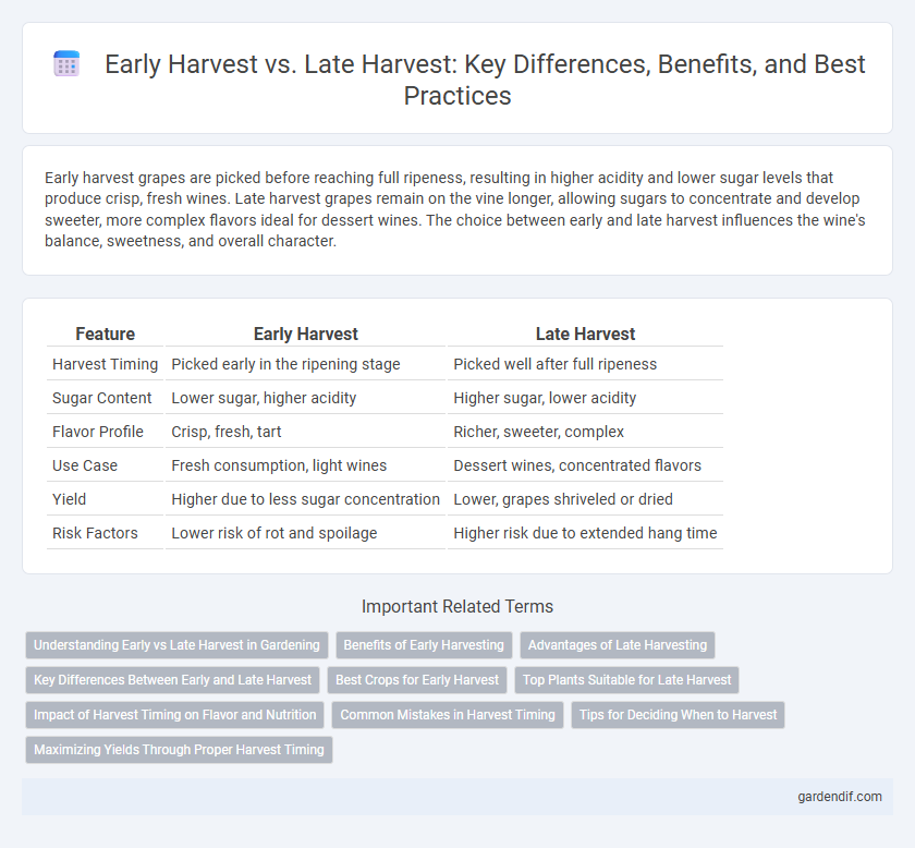 Early Harvest vs. Late Harvest: Key Differences, Benefits, and Best Practices