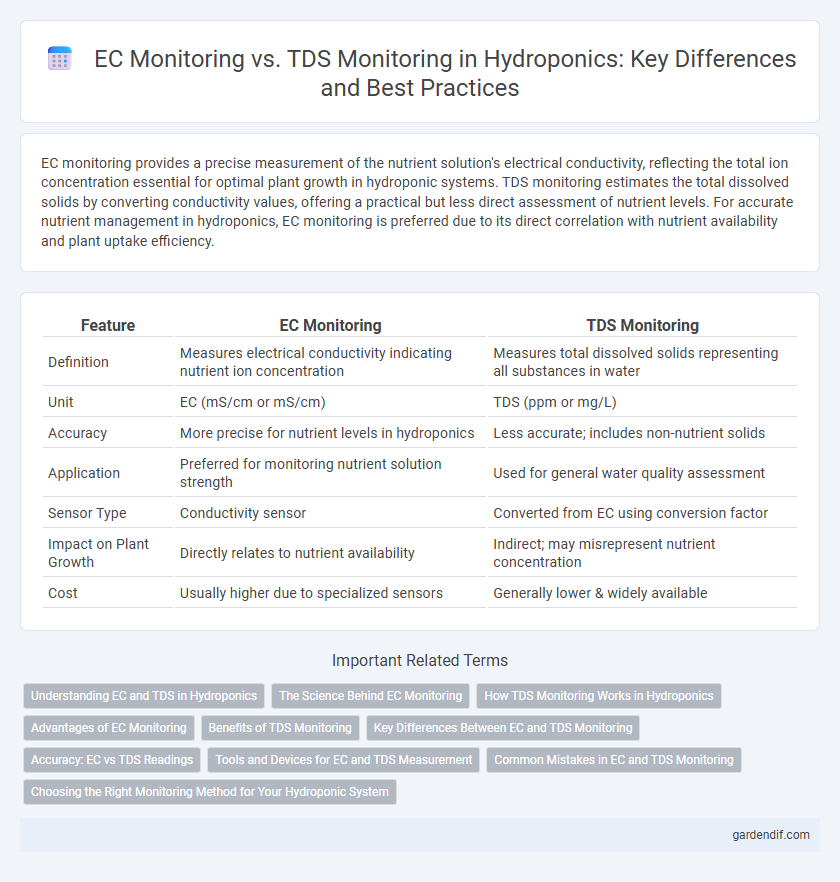 EC Monitoring vs. TDS Monitoring in Hydroponics: Key Differences and Best Practices