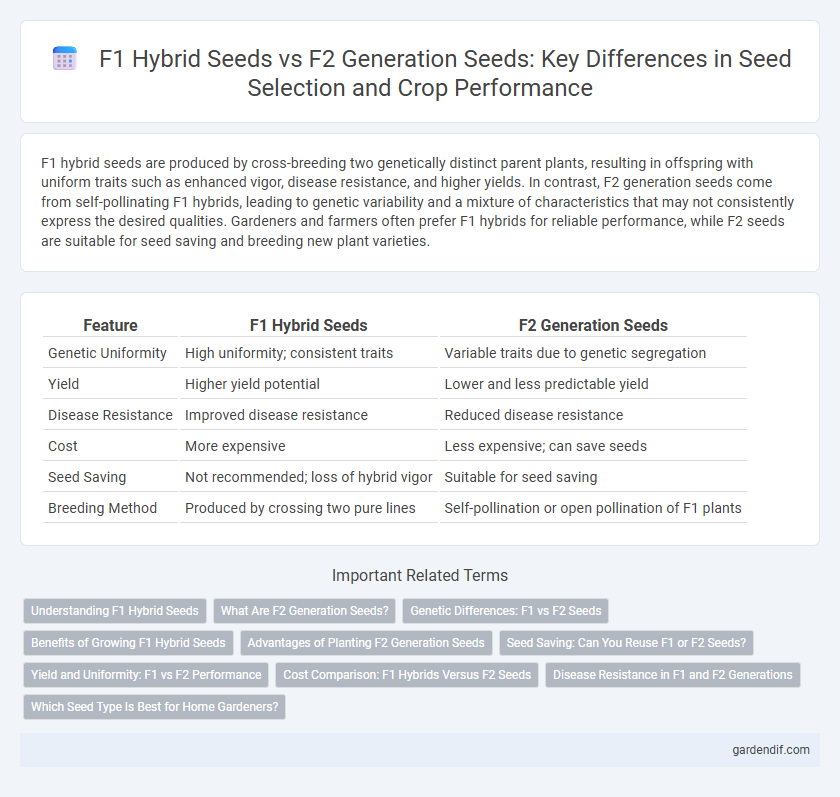 F1 Hybrid Seeds vs F2 Generation Seeds: Key Differences in Seed Selection and Crop Performance