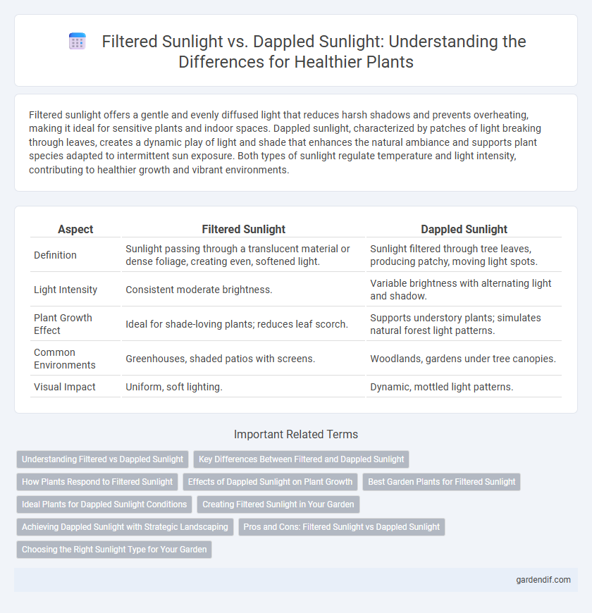 Filtered Sunlight vs. Dappled Sunlight: Understanding the Differences for Healthier Plants