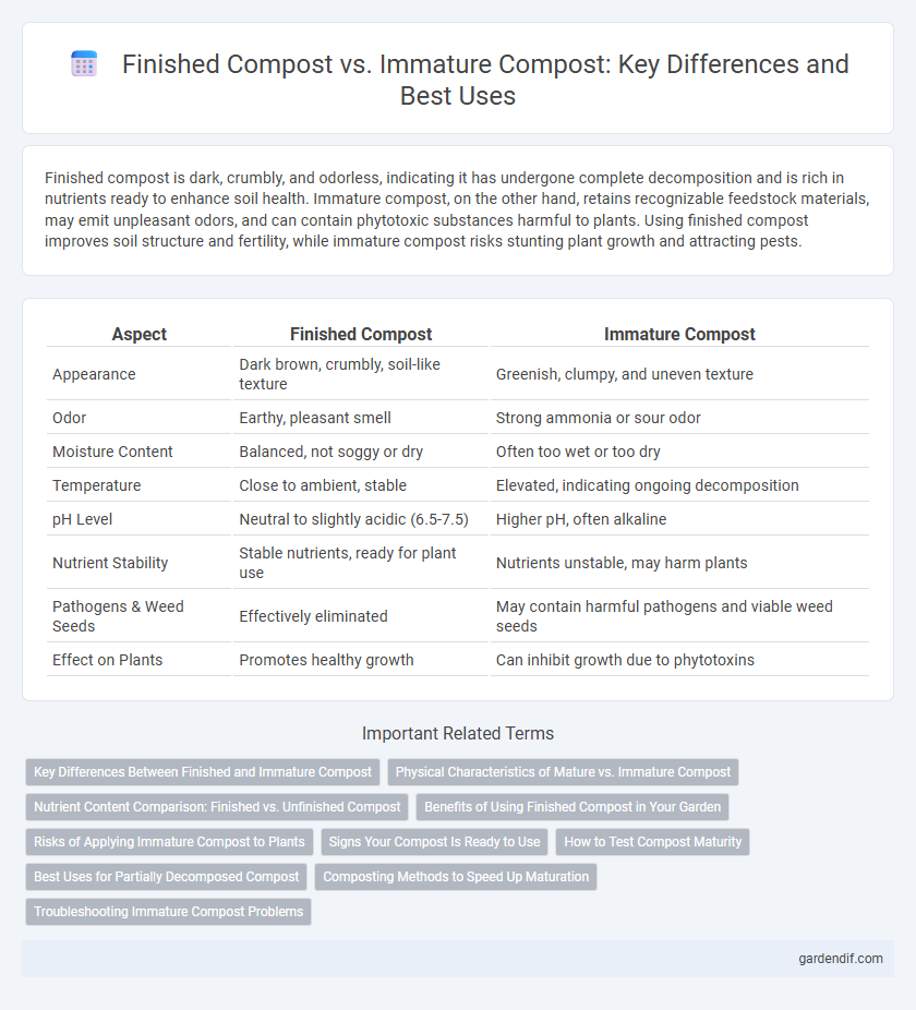 Finished Compost vs. Immature Compost: Key Differences and Best Uses
