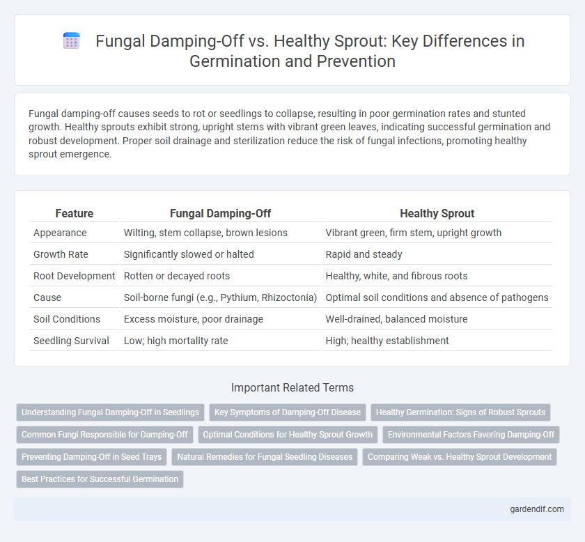 Fungal Damping-Off vs. Healthy Sprout: Key Differences in Germination and Prevention
