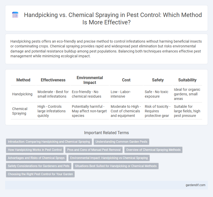 Handpicking vs. Chemical Spraying in Pest Control: Which Method Is More Effective?