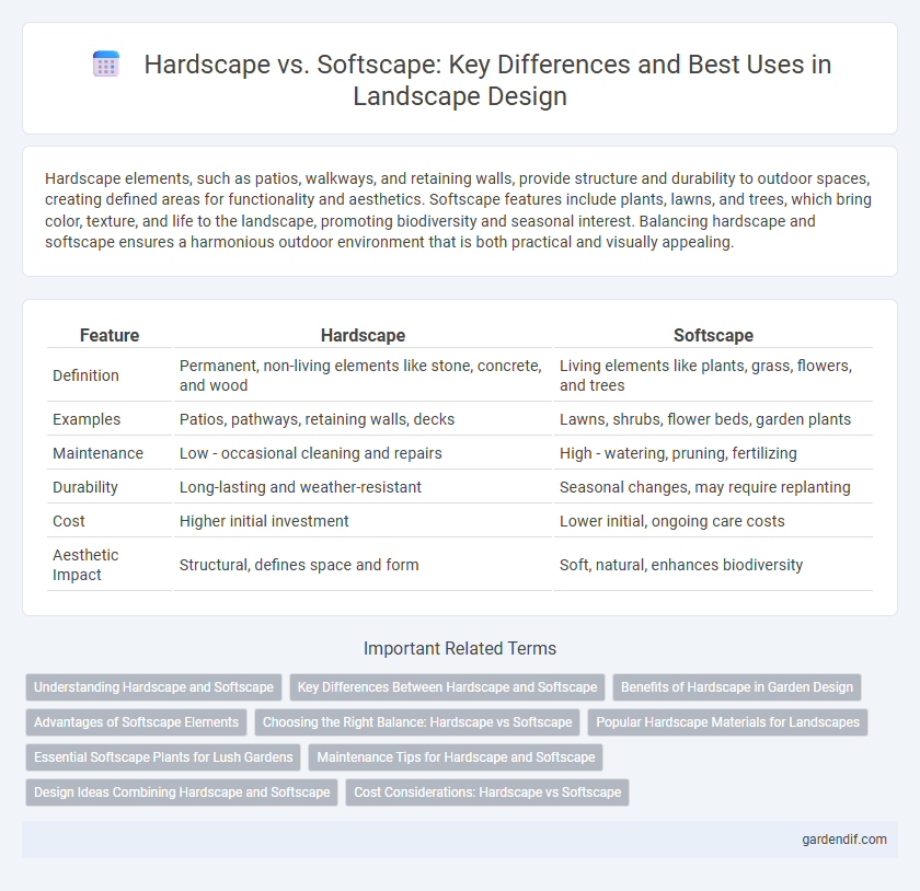 Hardscape vs. Softscape: Key Differences and Best Uses in Landscape Design