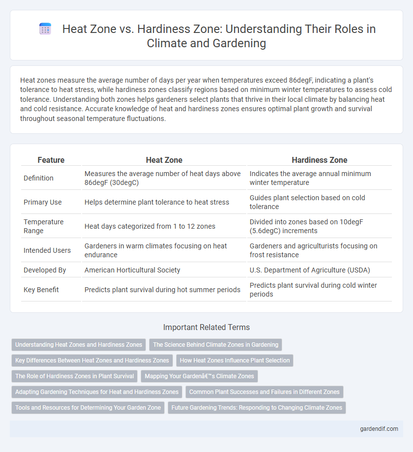 Heat Zone vs. Hardiness Zone: Understanding Their Roles in Climate and Gardening