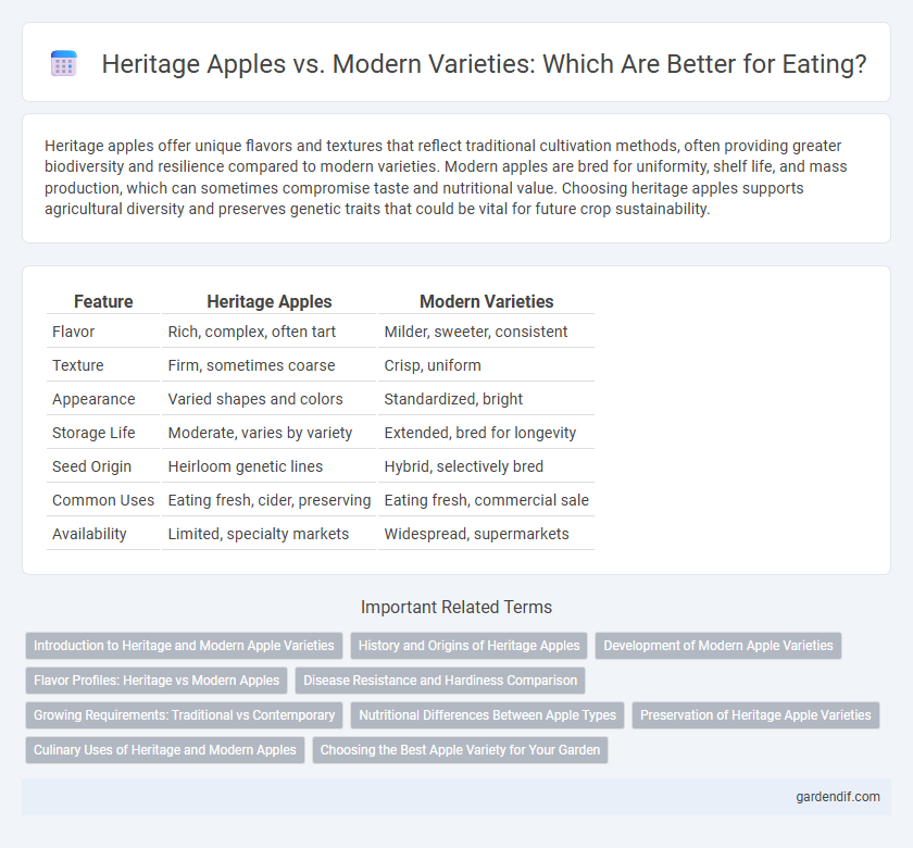 Heritage Apples vs. Modern Varieties: Which Are Better for Eating?