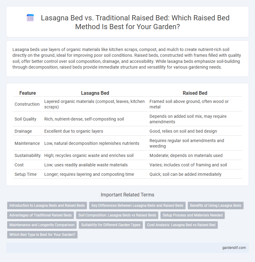 Lasagna Bed vs. Traditional Raised Bed: Which Raised Bed Method Is Best for Your Garden?