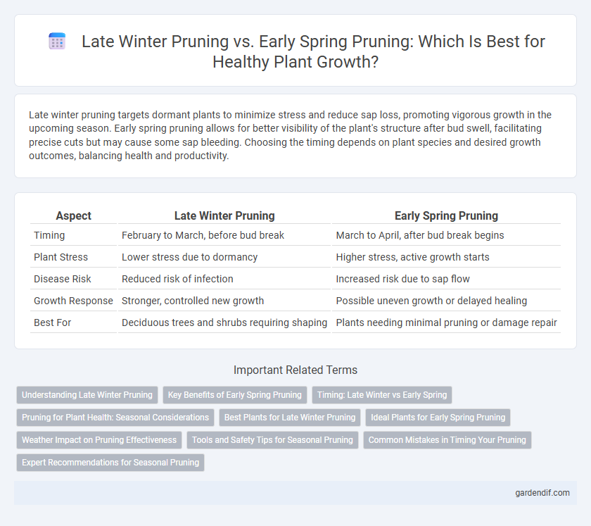 Late Winter Pruning vs. Early Spring Pruning: Which Is Best for Healthy Plant Growth?