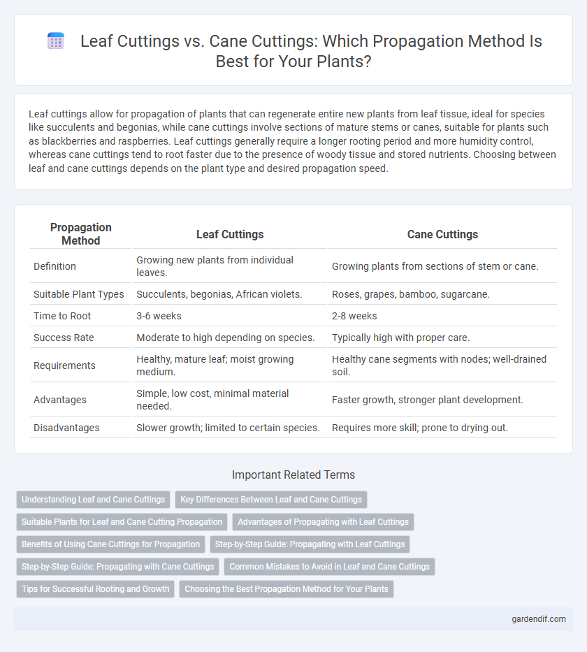 Leaf Cuttings vs. Cane Cuttings: Which Propagation Method Is Best for Your Plants?