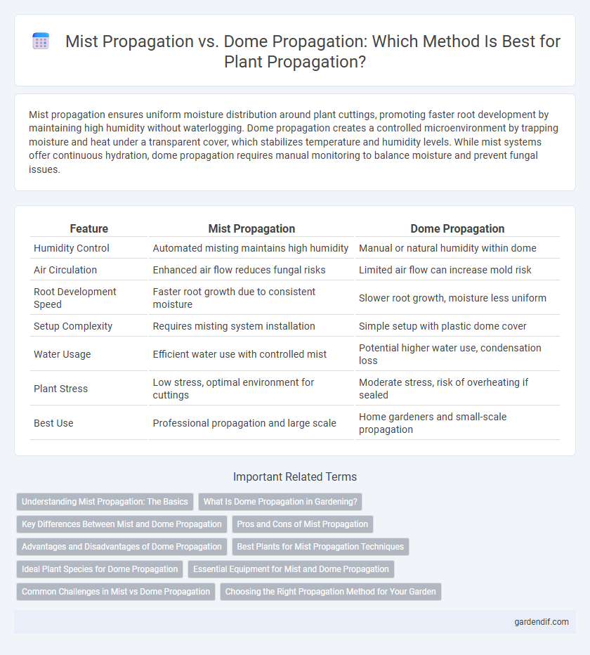 Mist Propagation vs. Dome Propagation: Which Method Is Best for Plant Propagation?