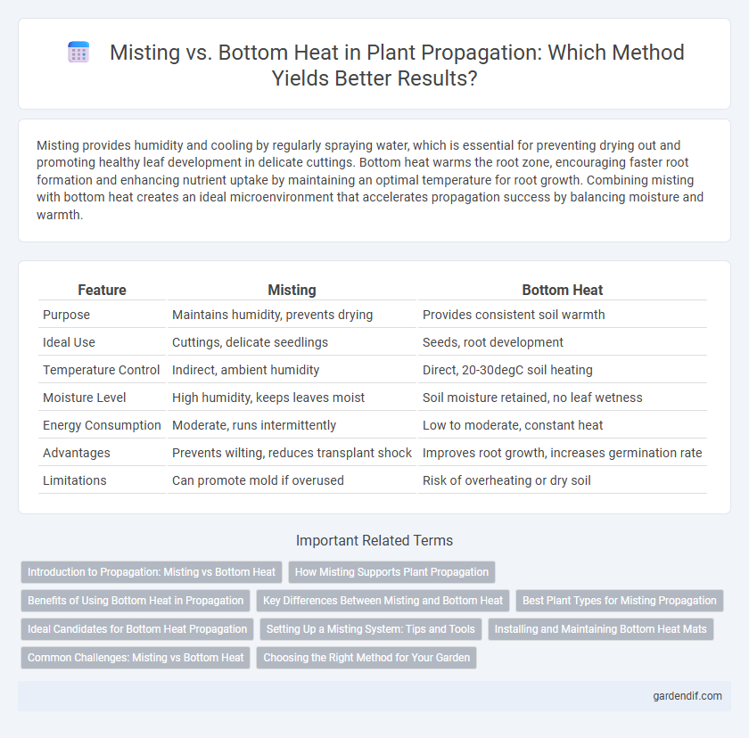 Misting vs. Bottom Heat in Plant Propagation: Which Method Yields Better Results?