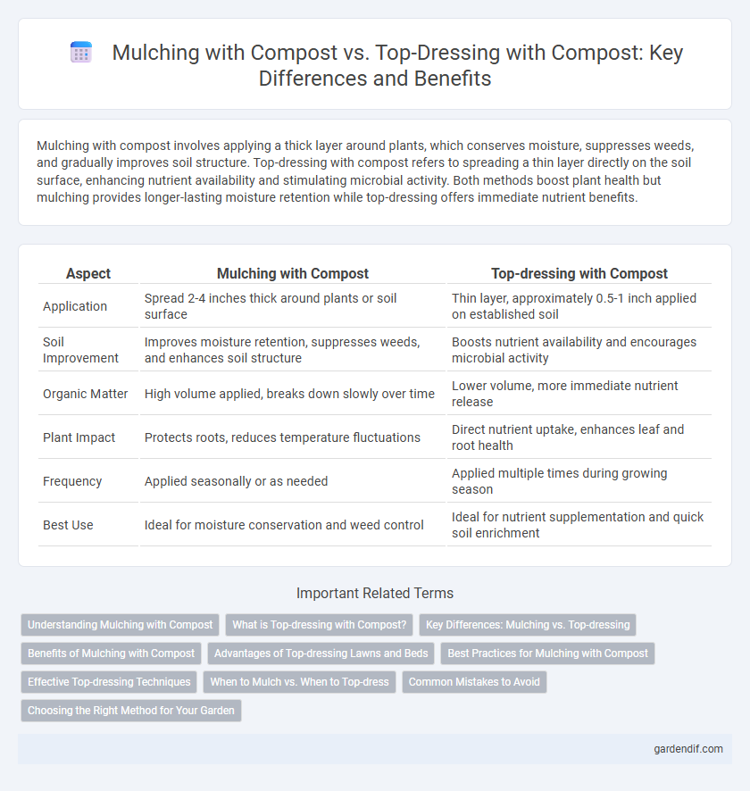Mulching with Compost vs. Top-Dressing with Compost: Key Differences and Benefits