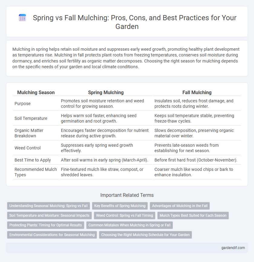 Spring vs Fall Mulching: Pros, Cons, and Best Practices for Your Garden