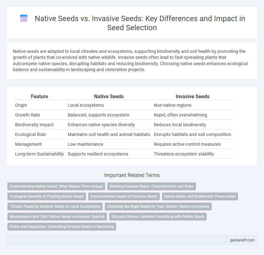 Native Seeds vs. Invasive Seeds: Key Differences and Impact in Seed Selection
