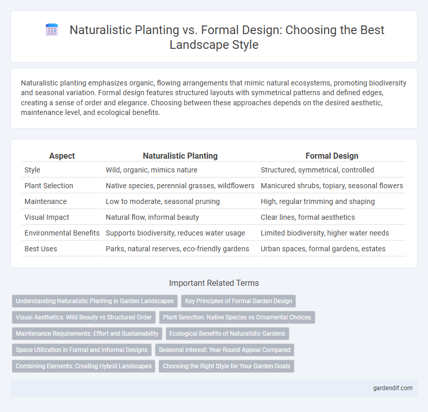 Naturalistic Planting vs. Formal Design: Choosing the Best Landscape Style