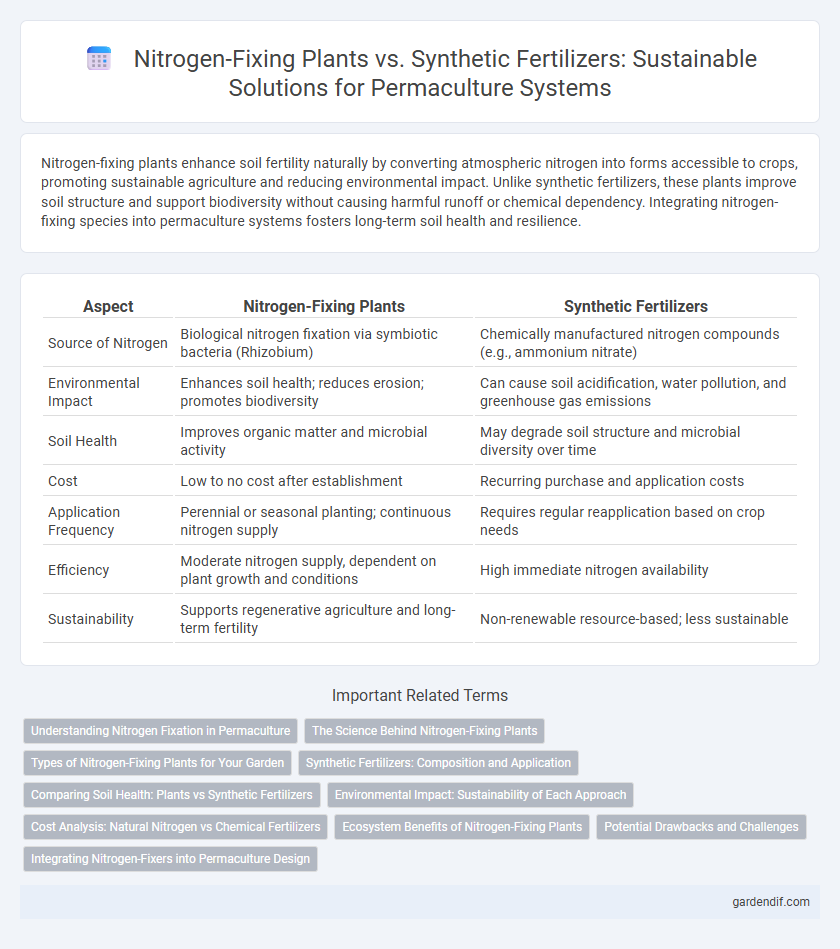 Nitrogen-Fixing Plants vs. Synthetic Fertilizers: Sustainable Solutions for Permaculture Systems
