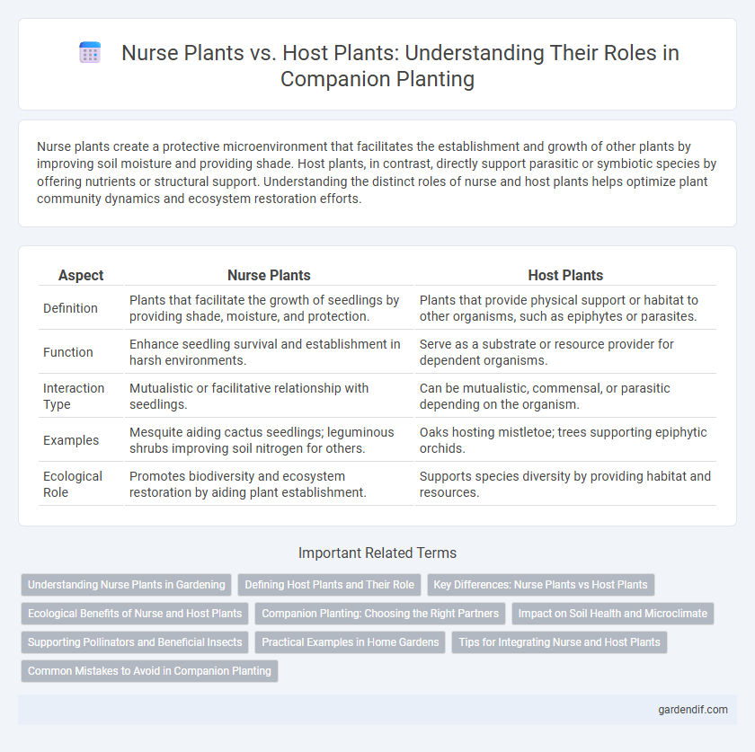 Nurse Plants vs. Host Plants: Understanding Their Roles in Companion Planting