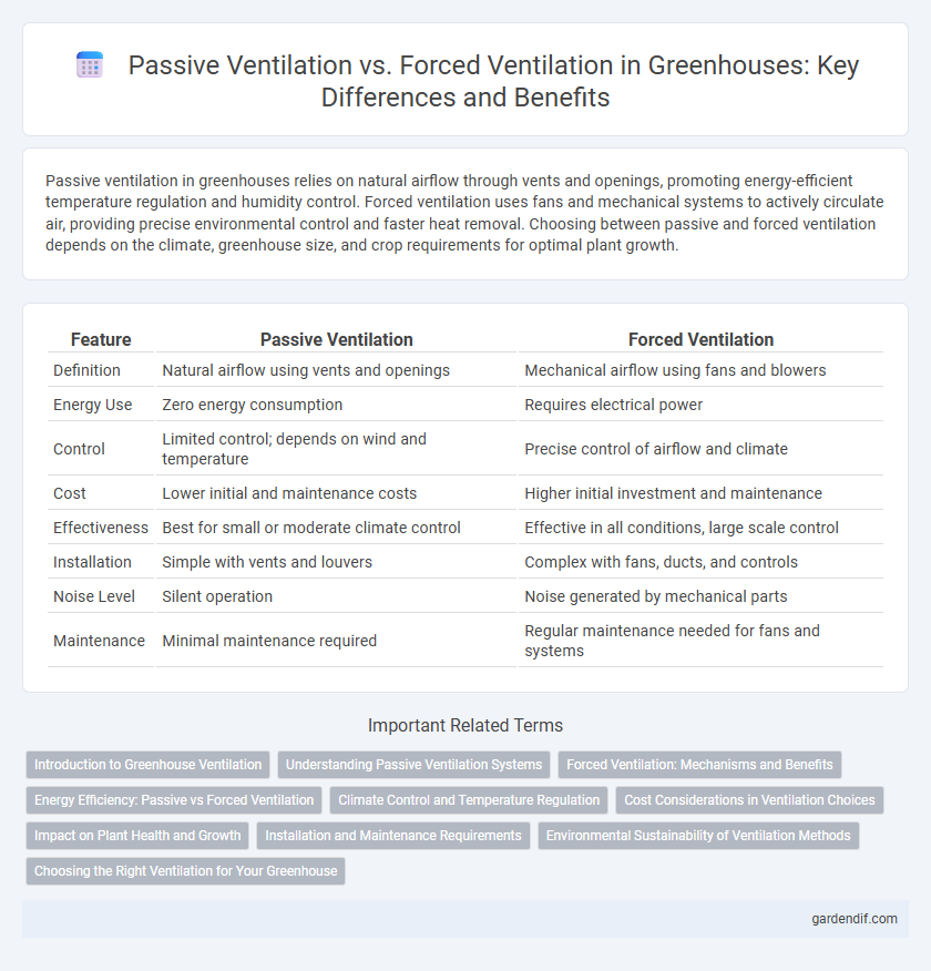 Passive Ventilation vs. Forced Ventilation in Greenhouses: Key Differences and Benefits