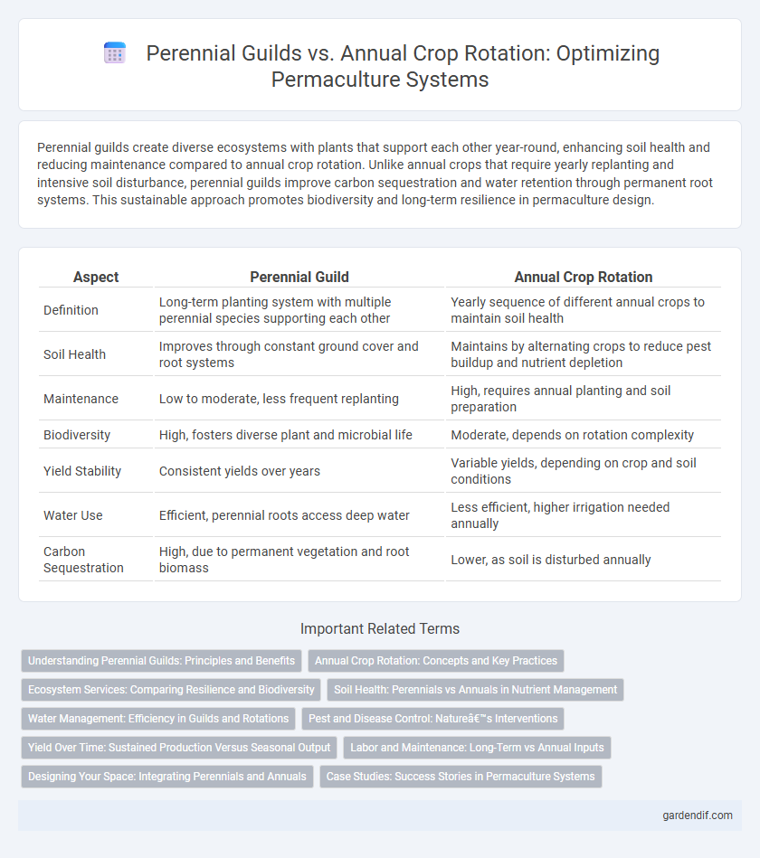 Perennial Guilds vs. Annual Crop Rotation: Optimizing Permaculture Systems