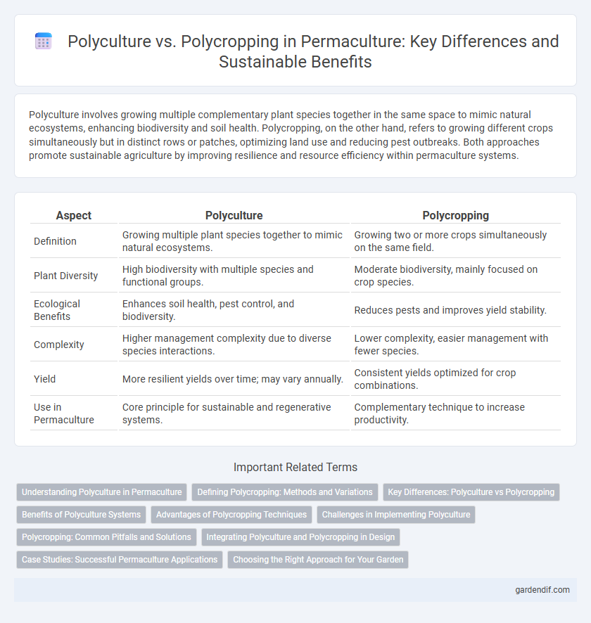 Polyculture vs. Polycropping in Permaculture: Key Differences and Sustainable Benefits