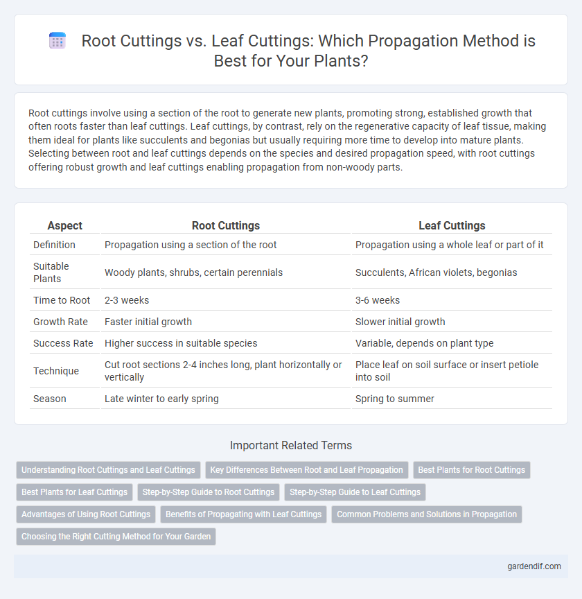 Root Cuttings vs. Leaf Cuttings: Which Propagation Method is Best for Your Plants?