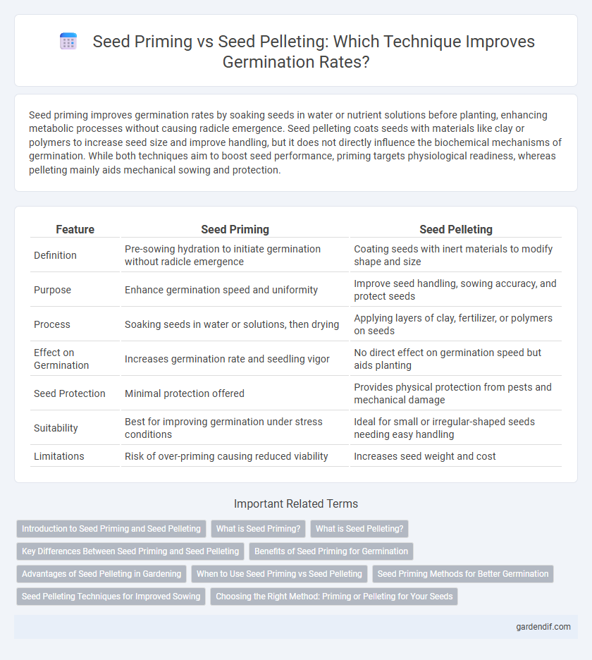 Seed Priming vs Seed Pelleting: Which Technique Improves Germination Rates?