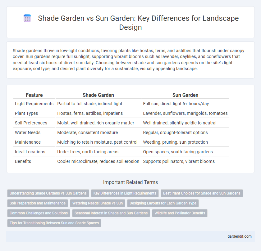 Shade Garden vs Sun Garden: Key Differences for Landscape Design