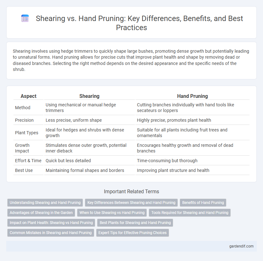Shearing vs. Hand Pruning: Key Differences, Benefits, and Best Practices